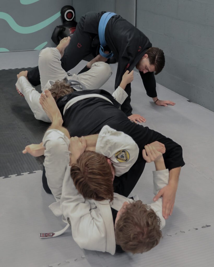 Sparring Jiu-Jitsu Brésilien ceinture bleue Genève